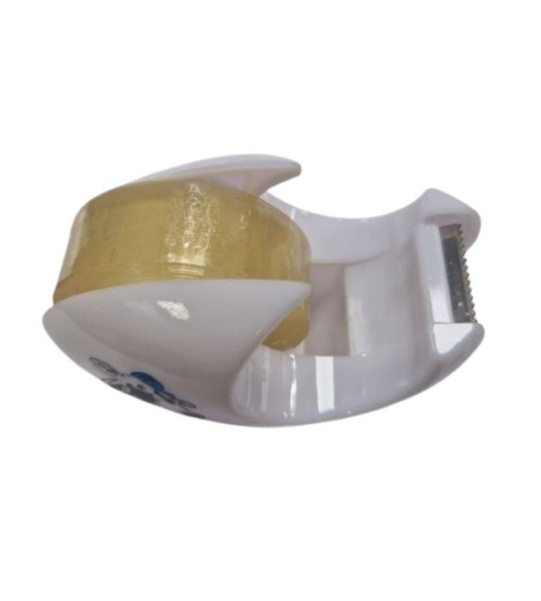 Dévidoir de ruban adhésif blanc